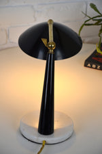 Load image into Gallery viewer, Mid century adjustable Italian marble &amp; brass desk lamp by Stilux Milano, Edwin Fox Furniture Vintage Mid century furniture Melbourne, Australian Mid Century, modern, Danish originals, chairs, armchairs, sofas, lounges, coffee tables, storage, sideboards, genuine Mid century lighting lamps, designer furniture, 20th century design, lighting restoration, BECO lighting, restoration mid century lighting, genuine mid century furniture,
