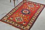 Load image into Gallery viewer, Modern Afghan pure wool Tribal pattern carpet/ rug 1.6 x 930 mm, Edwin Fox Furniture Vintage Mid century furniture Melbourne, furniture restoration service Melbourne, Australian Mid Century modern Danish originals chairs armchairs sofas lounges coffee tables storage sideboards lighting lamps designer modern 20th century design, Afghan Persian rugs carpets, MCM originals furniture pieces

