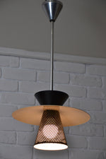 Load image into Gallery viewer, Mid century Australian BECO pendant ceiling light 1950s - Brown Evans &amp; Co, Edwin Fox Furniture Vintage Mid century furniture Melbourne, Australian Mid Century, modern, Danish originals, chairs, armchairs, sofas, lounges, coffee tables, storage, sideboards, genuine Mid century lighting lamps, designer furniture, 20th century design, lighting restoration, BECO lighting, restoration mid century lighting, genuine mid century furniture,
