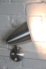 Load image into Gallery viewer, BECO Australian Mid century wall sconce light / lamp - Brown Evans &amp; Co, Edwin Fox Furniture Vintage Mid century furniture Melbourne, Australian Mid Century, modern, Danish originals, chairs, armchairs, sofas, lounges, coffee tables, storage, sideboards, genuine Mid century lighting lamps, designer furniture, 20th century design, lighting restoration, BECO lighting, restoration mid century lighting, genuine mid century furniture, 
