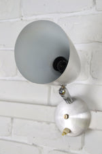 Load image into Gallery viewer, BECO Australian Mid century wall sconce light / lamp - Brown Evans &amp; Co, Edwin Fox Furniture Vintage Mid century furniture Melbourne, Australian Mid Century, modern, Danish originals, chairs, armchairs, sofas, lounges, coffee tables, storage, sideboards, genuine Mid century lighting lamps, designer furniture, 20th century design, lighting restoration, BECO lighting, restoration mid century lighting, genuine mid century furniture, 
