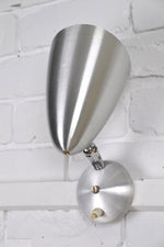 Load image into Gallery viewer, BECO Australian Mid century wall sconce light / lamp - Brown Evans &amp; Co, Edwin Fox Furniture Vintage Mid century furniture Melbourne, Australian Mid Century, modern, Danish originals, chairs, armchairs, sofas, lounges, coffee tables, storage, sideboards, genuine Mid century lighting lamps, designer furniture, 20th century design, lighting restoration, BECO lighting, restoration mid century lighting, genuine mid century furniture, 
