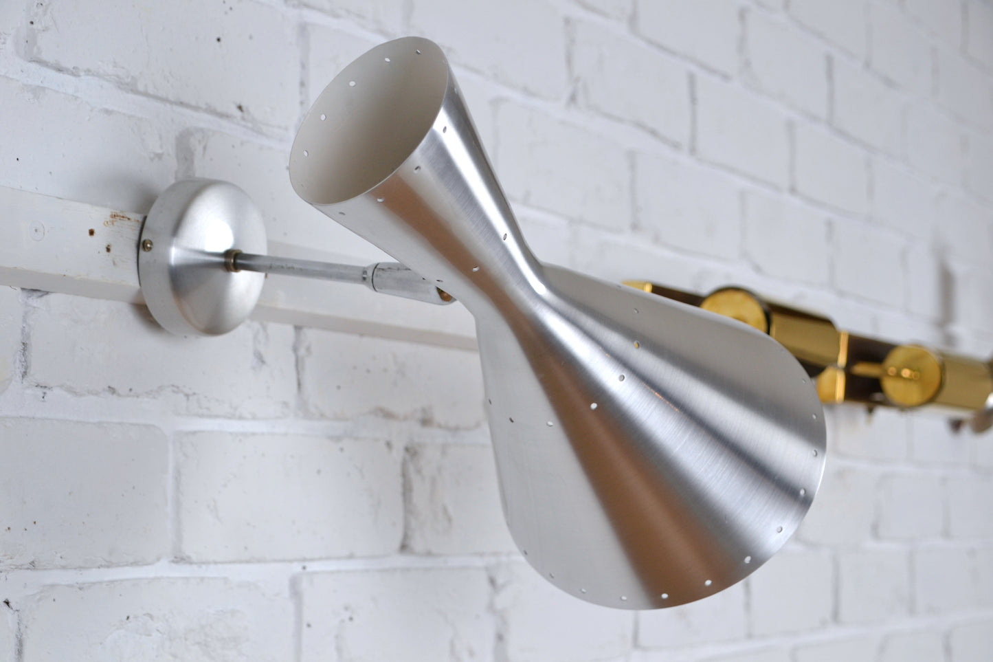 BECO Australian Mid century wall sconce 254 light / lamp - Brown Evans & Co