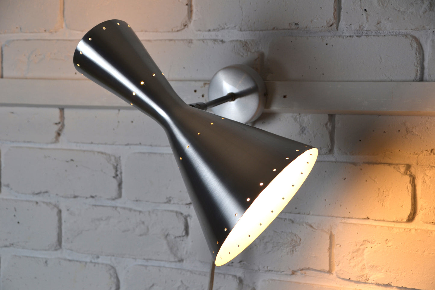 BECO Australian Mid century wall sconce 254 light / lamp - Brown Evans & Co