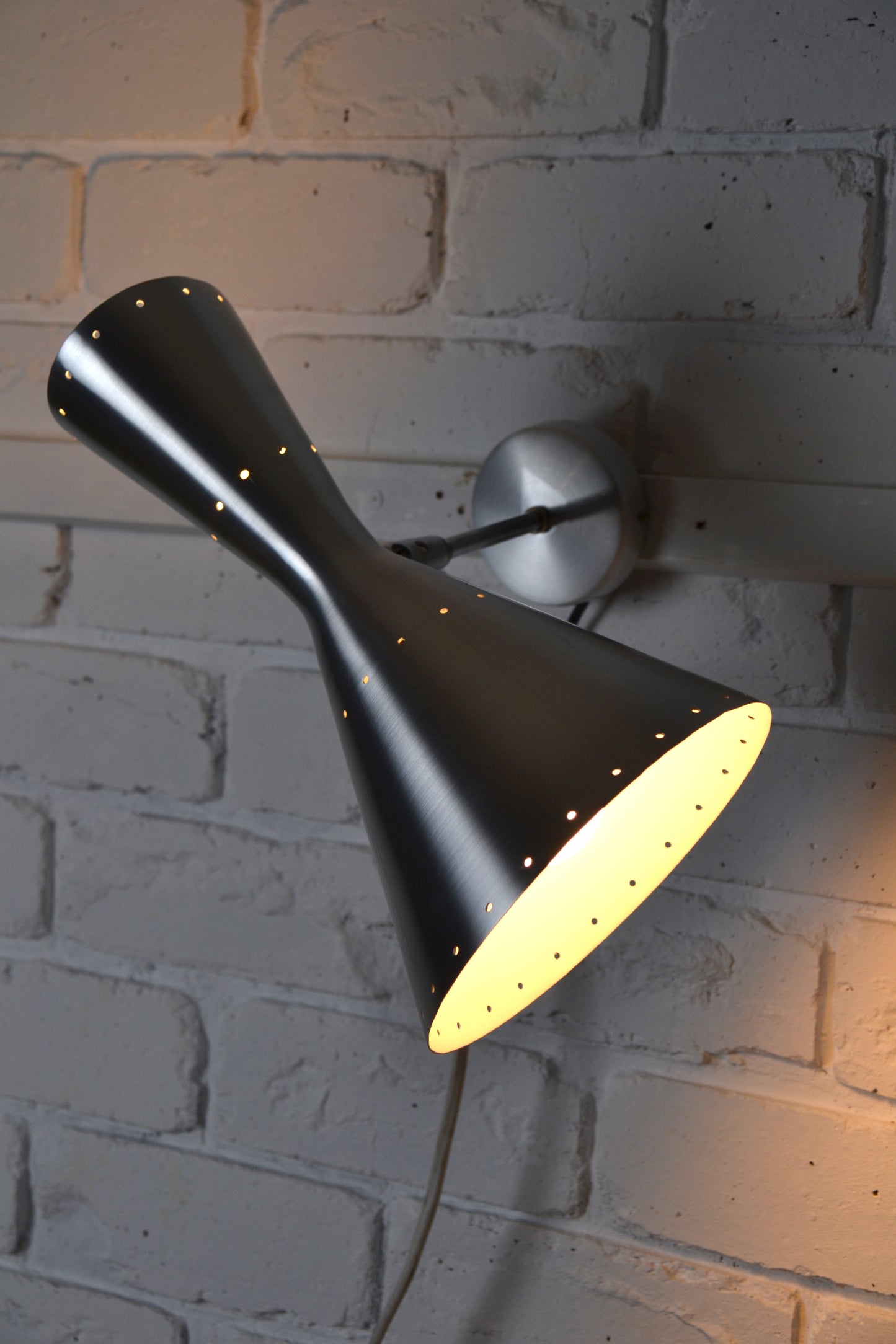 BECO Australian Mid century wall sconce 254 light / lamp - Brown Evans & Co