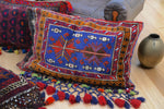 Load image into Gallery viewer, Afghan Baluchi modern wool Tribal saddle bag - home deco pillow #2, Edwin Fox Furniture Vintage Mid century furniture Melbourne, Australian Mid Century, modern, Danish originals, chairs, armchairs, sofas, lounges, coffee tables, storage, sideboards, genuine Mid century lighting lamps, designer furniture, 20th century design, lighting restoration, BECO lighting, restoration mid century lighting, genuine mid century furniture, 

