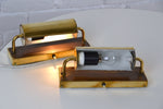 Load image into Gallery viewer, Mid century German wall picture lamp / sconce in brass
