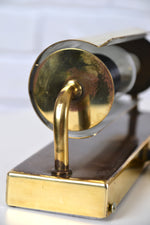 Load image into Gallery viewer, Mid century German wall picture lamp / sconce in brass

