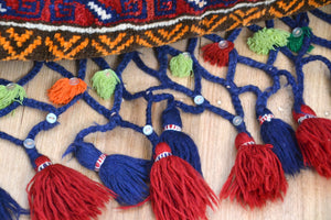 Afghan Baluchi modern wool Tribal saddle bag / pillow - home decor pillow #2