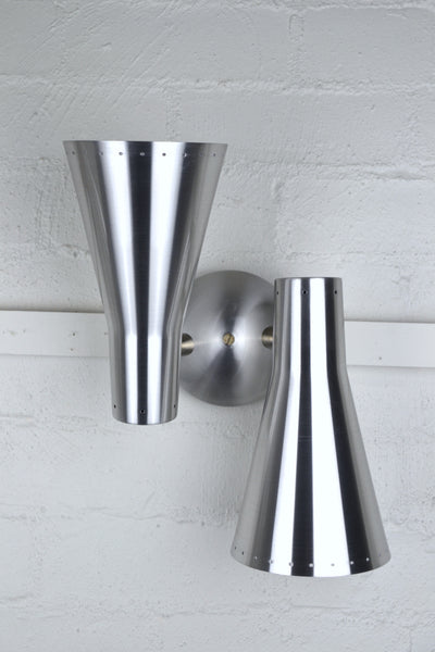 Black mid shop century wall sconce