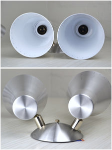 BECO Australian Mid century Double wall sconce light / lamp - Brown Evans & Co, Edwin Fox Furniture Melbourne furniture sales and restoration service, Australian Mid Century modern Danish vintage originals chairs armchairs sofas lounges coffee tables storage sideboards lighting lamps designer modern 20th century design